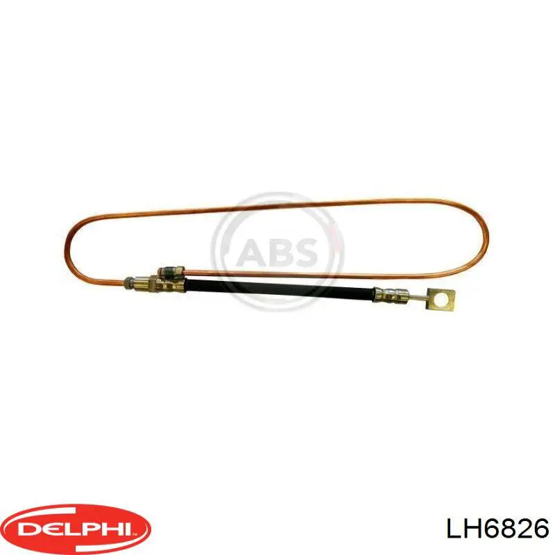 4421072 Opel tubo flexible de frenos trasero