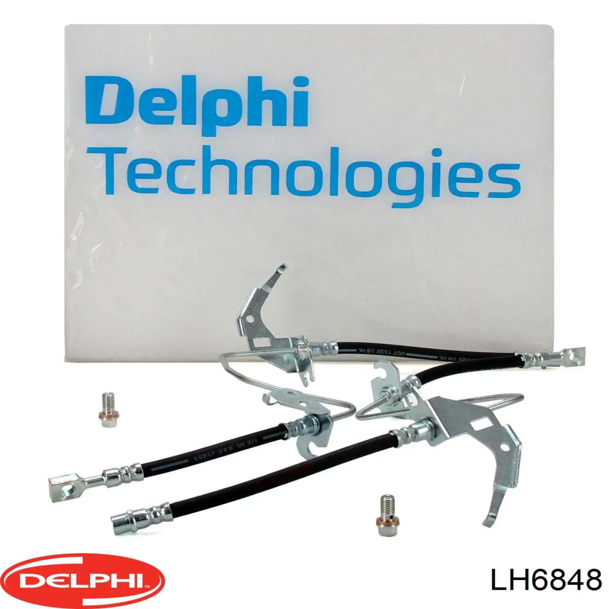 LH6848 Delphi latiguillos de freno trasero derecho