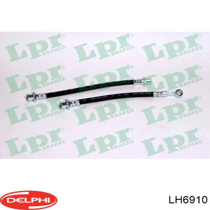 Delphi Tubo Flessibile Del Freno LH6455 – 530 Mm, Filetto M10x1, Attacco Banjo, Qualità Originale