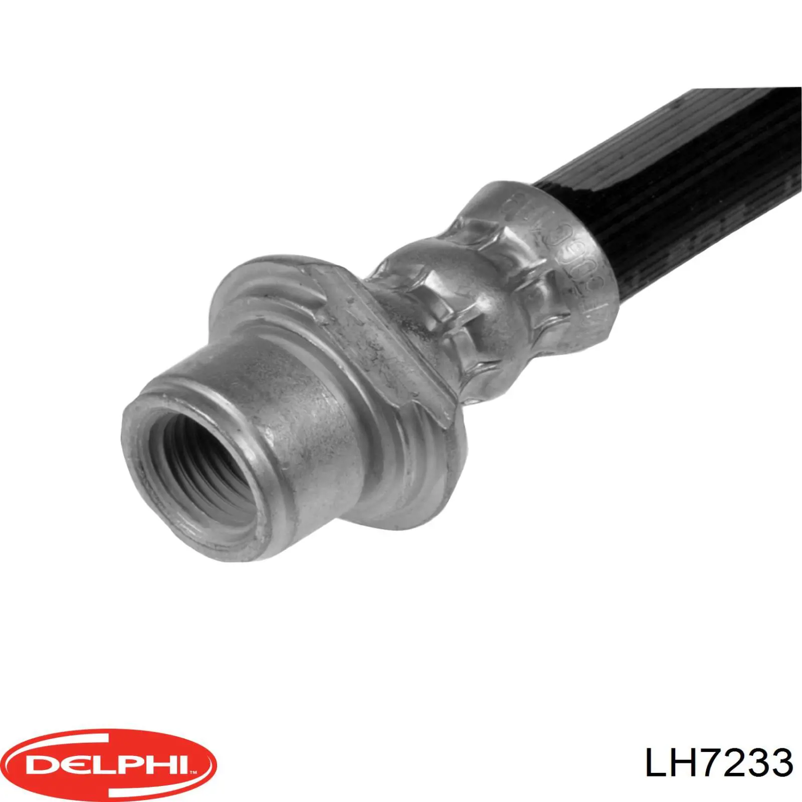 LH7233 Delphi tubo flexible de frenos delantero izquierdo