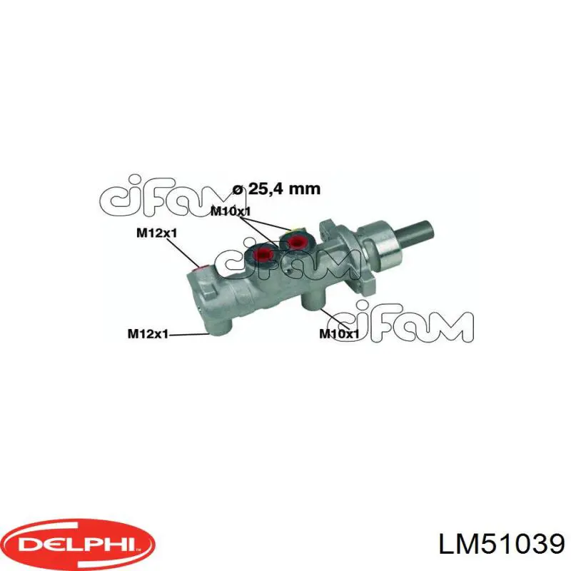 9220399 FTE Cilindro principal de frenos