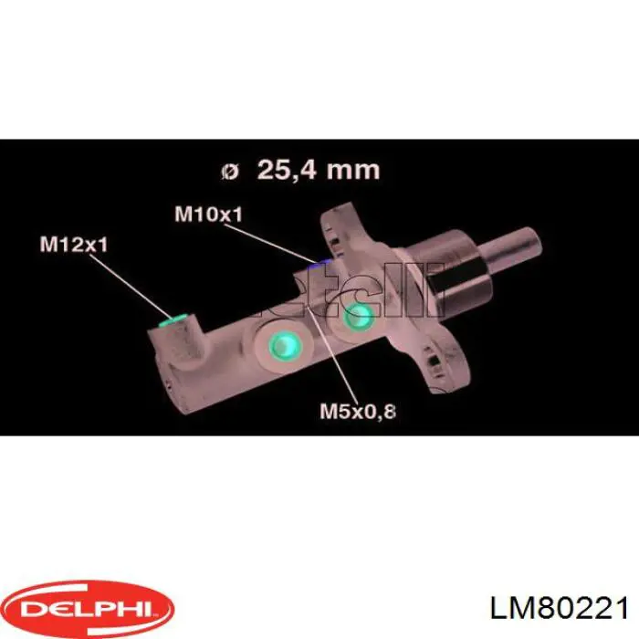 LM80221 Delphi bomba de freno