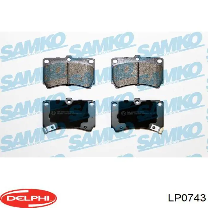 Pastillas de freno delanteras Mazda 323 BA