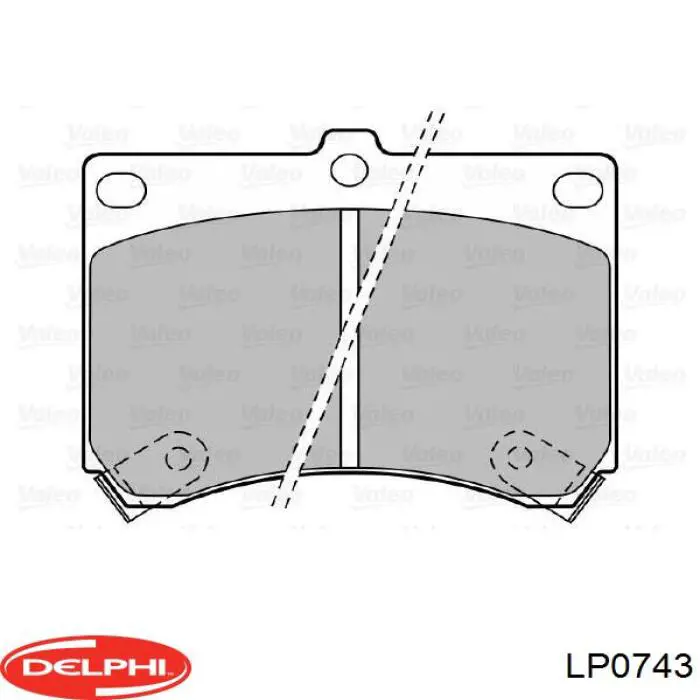 Pastillas de freno delanteras Mazda 323 BA