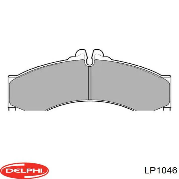 Comprar LP1046 Delphi Pastillas delanteras de freno