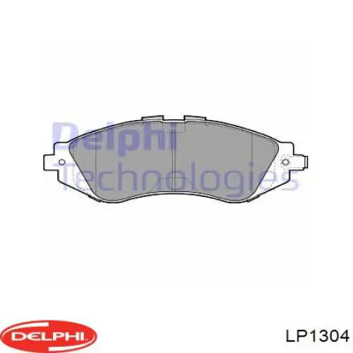 Pastillas de freno delanteras DELPHI LP1304