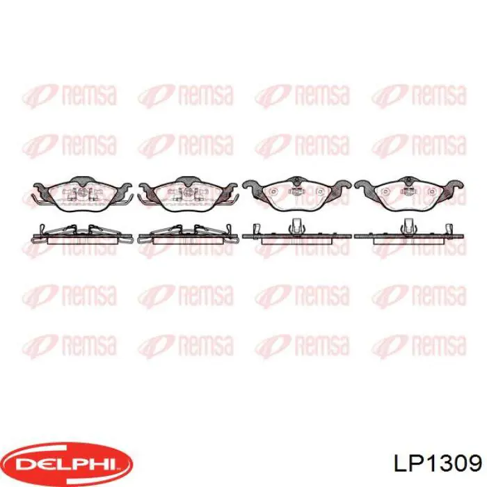 Pastillas freno delanteras Delphi LP1309 precio, desde 28,36 EUR
