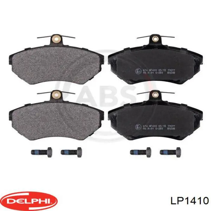 Comprar LP1410 Delphi Pastillas delanteras de freno