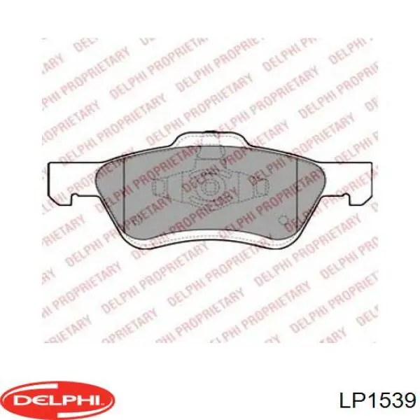 Pastillas traseras de freno Delphi LP1539 precio, desde 17,91 EUR