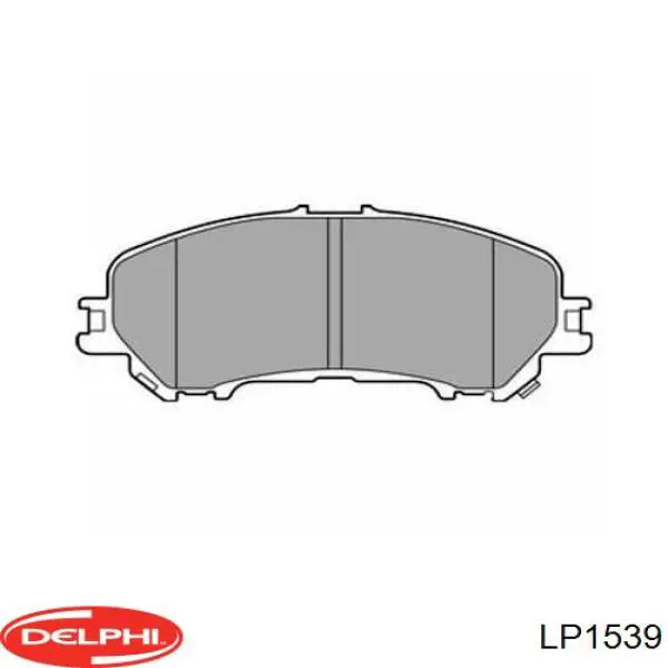 Comprar LP1539 Delphi Pastillas de freno traseras
