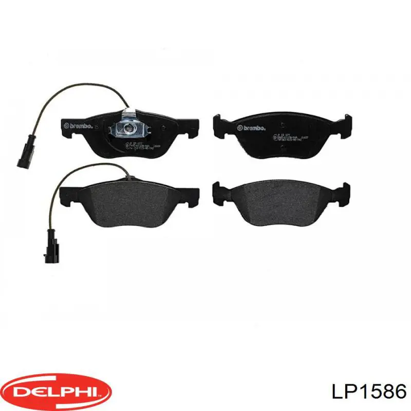 Pastillas freno delanteras Delphi LP1586 precio, desde 23,81 EUR