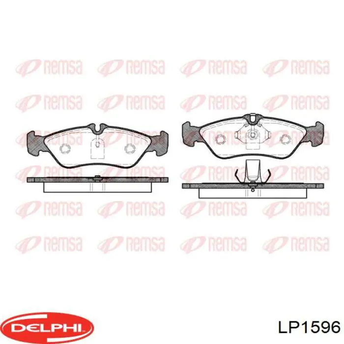 Pastillas traseras de freno Delphi LP1596 precio, desde 22,33 EUR