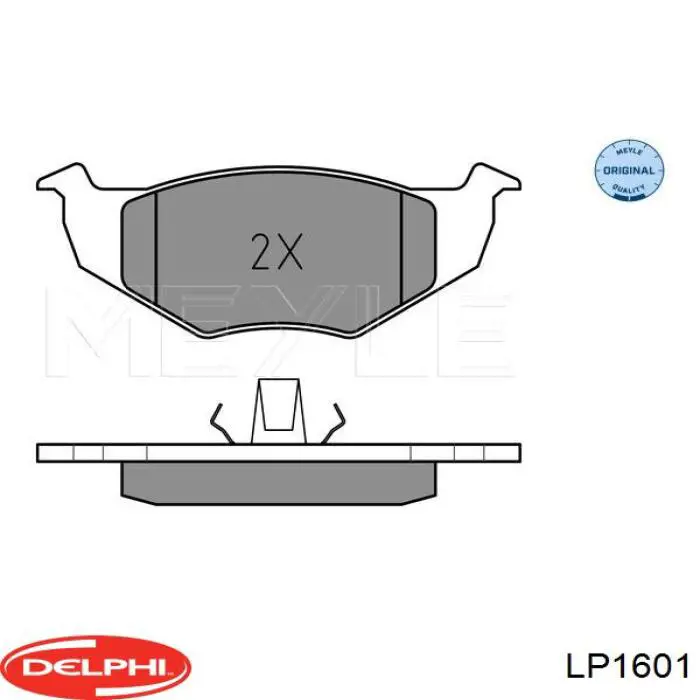 Pastillas freno delanteras Delphi LP1601 precio, desde 22,49 EUR