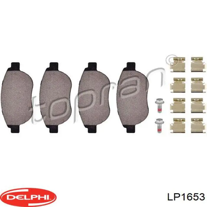 Pastillas de freno delanteras Citroen C3 1 FC