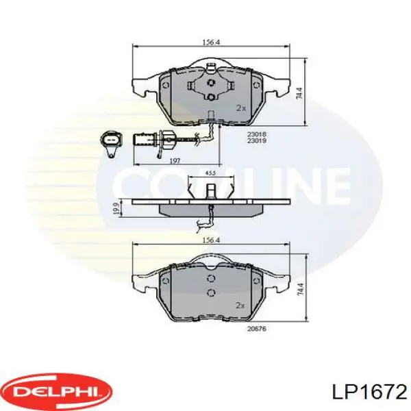 Pastillas de freno delanteras Audi A6 4F2