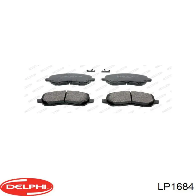 Pastillas de freno LP1684 Delphi