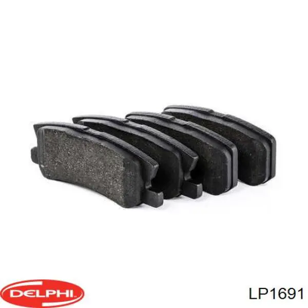 Comprar LP1691 Delphi Pastillas de freno traseras