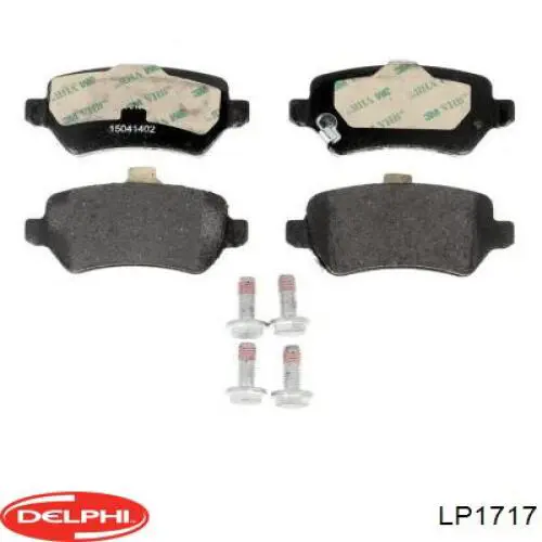 Pastillas traseras de freno Delphi LP1717 precio, desde 18,18 EUR