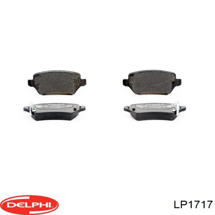 Comprar LP1717 Delphi Pastillas de freno traseras