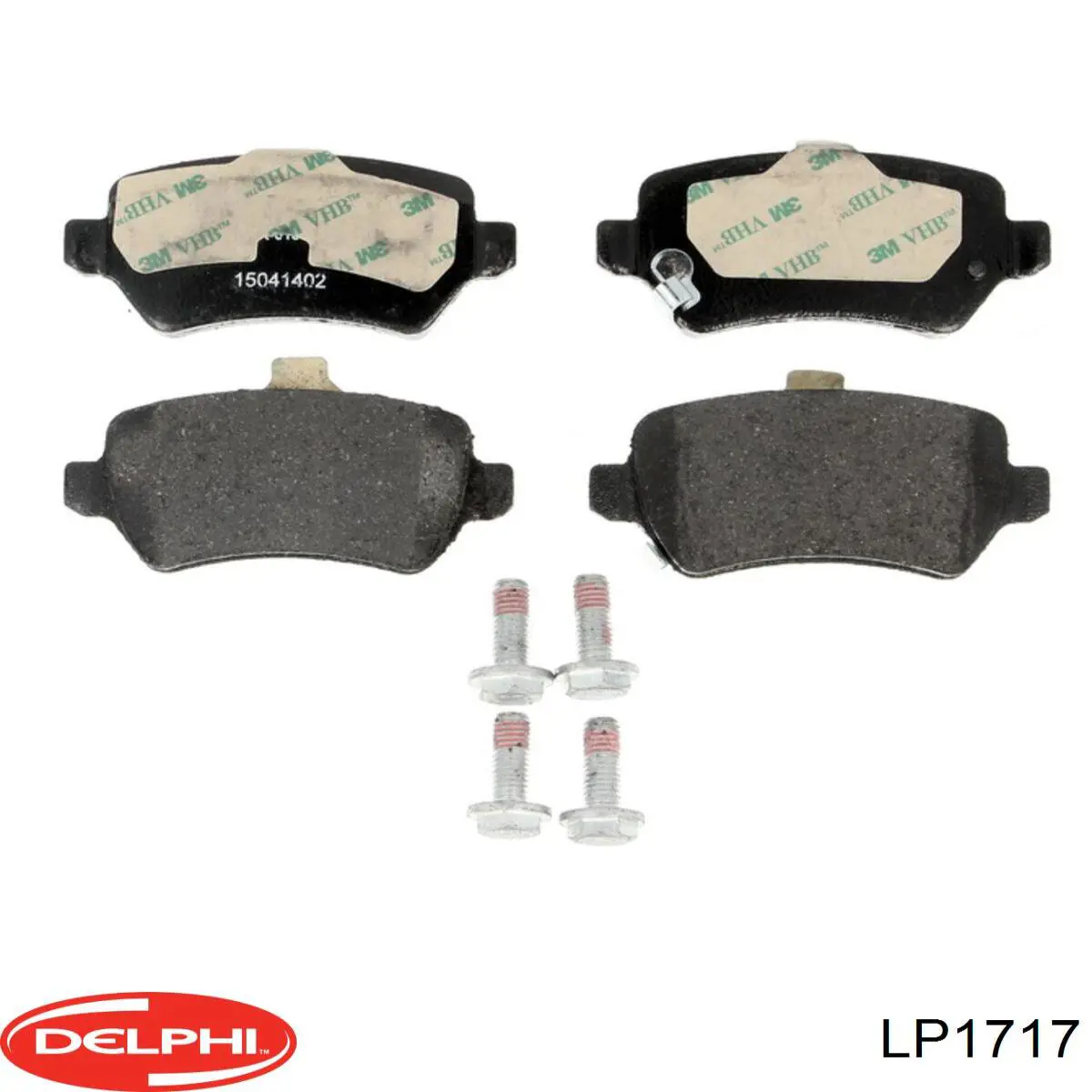 Pastillas de freno traseras LP1717 Delphi