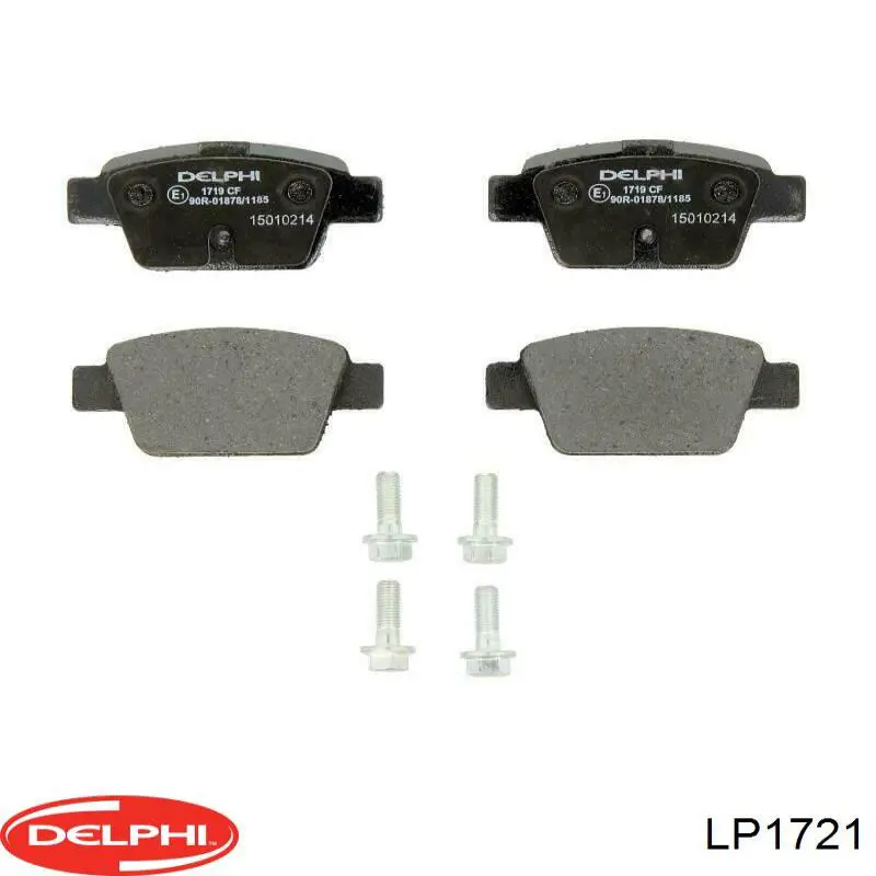Pastillas freno delanteras Delphi LP1721 precio, desde 30,19 EUR