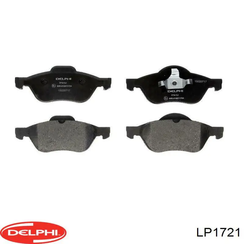 Comprar LP1721 Delphi Pastillas delanteras de freno