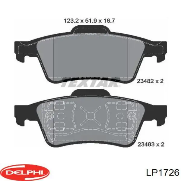 Pastillas de freno traseras Renault Espace 4 JK0