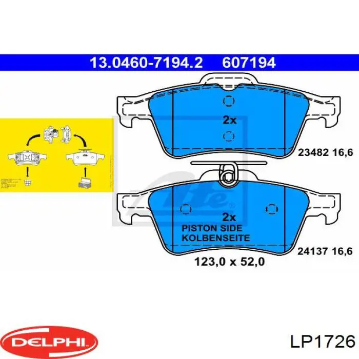 Pastillas de freno traseras Renault Espace 4 JK0