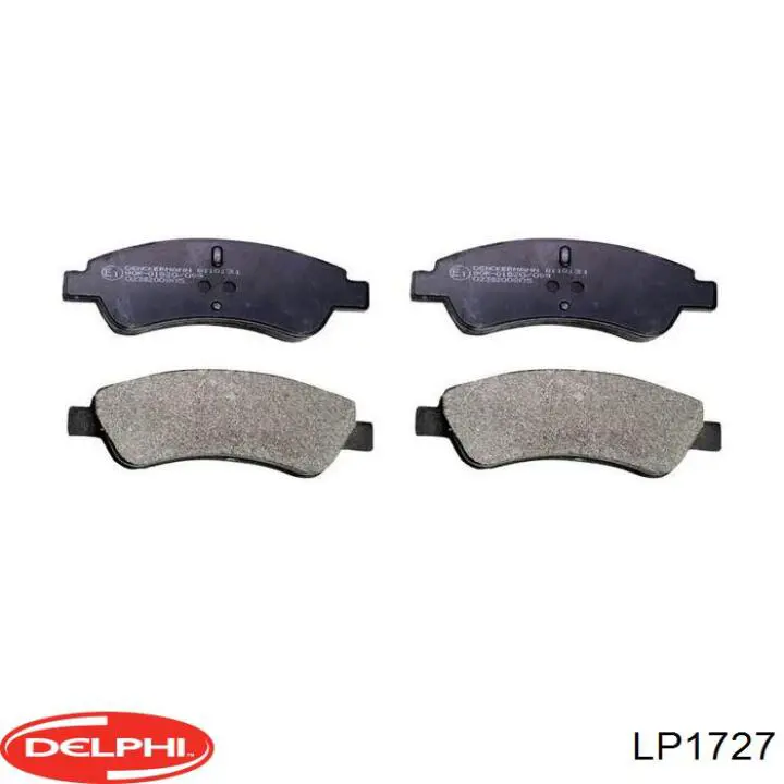 Pastillas de freno LP1727 Delphi
