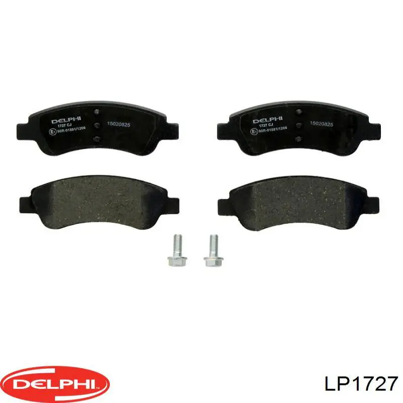Pastillas freno delanteras Delphi LP1727 precio, desde 22,64 EUR