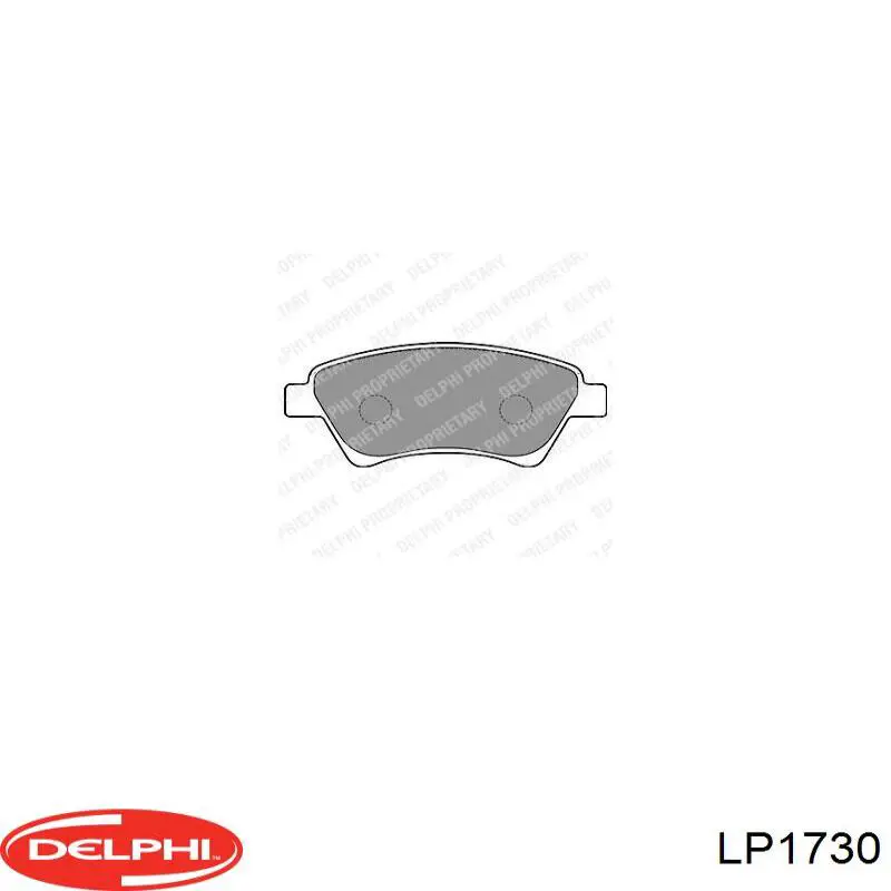 Pastillas freno delanteras Delphi LP1730 precio, desde 23,52 EUR