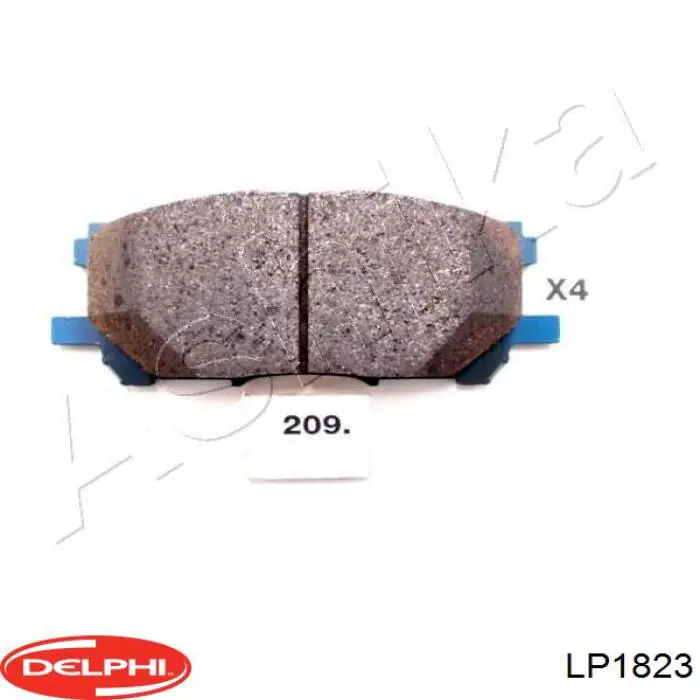 LP1823 Delphi pastillas de freno delanteras