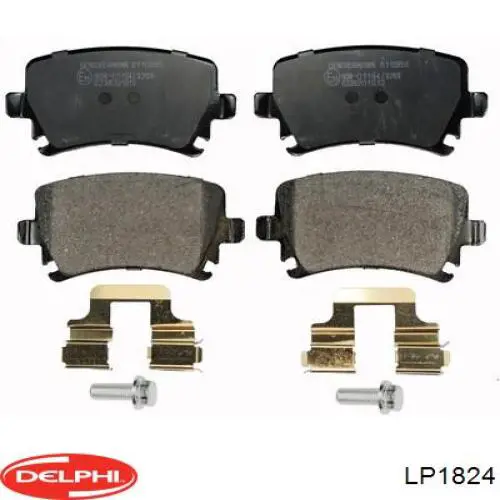 Comprar LP1824 Delphi Pastillas de freno traseras
