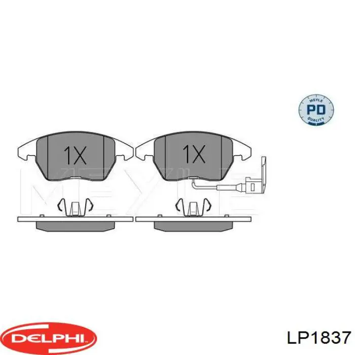 Pastillas de freno delanteras Seat Leon 2 1P1