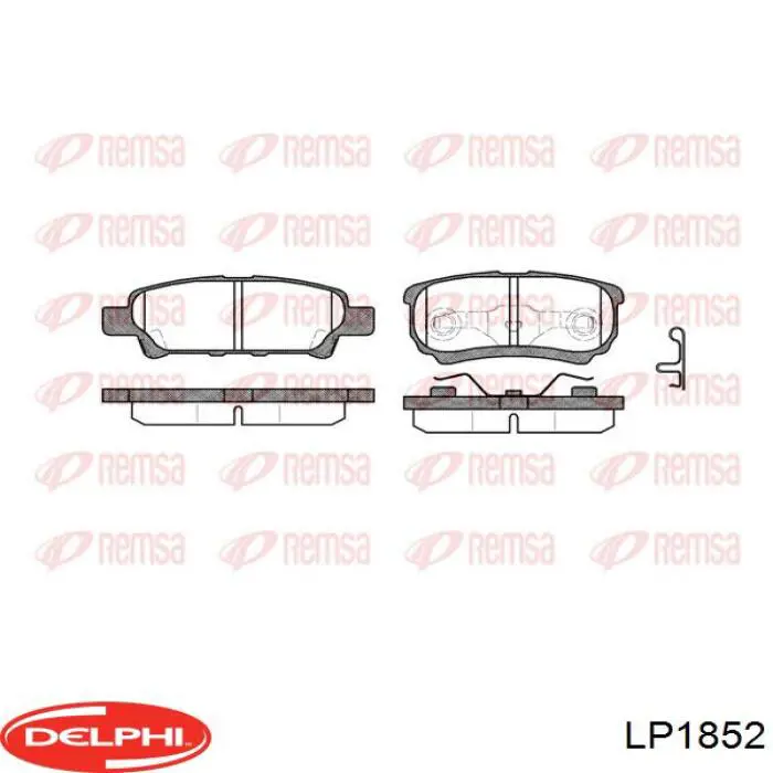 Pastillas traseras de freno Delphi LP1852 precio, desde 25,86 EUR