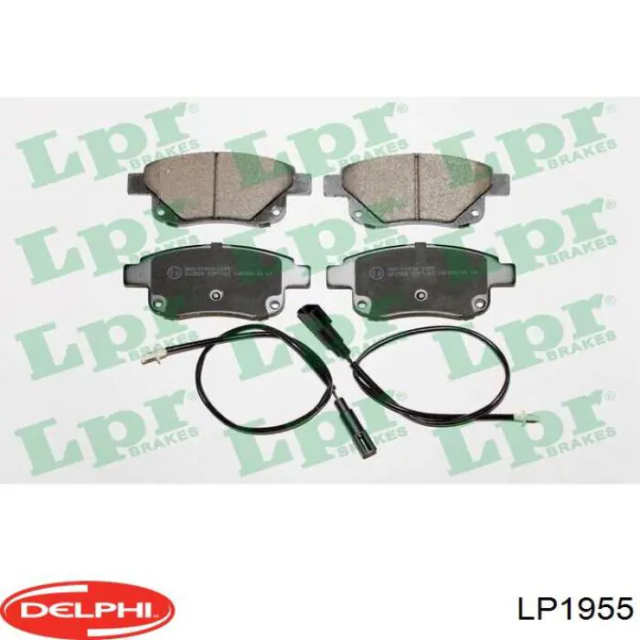 Comprar LP1955 Delphi Pastillas de freno traseras