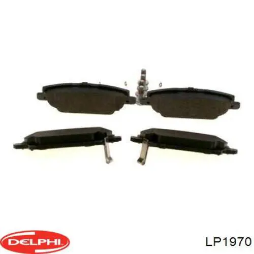 Pastillas freno delanteras Delphi LP1970 precio, desde 29,33 EUR