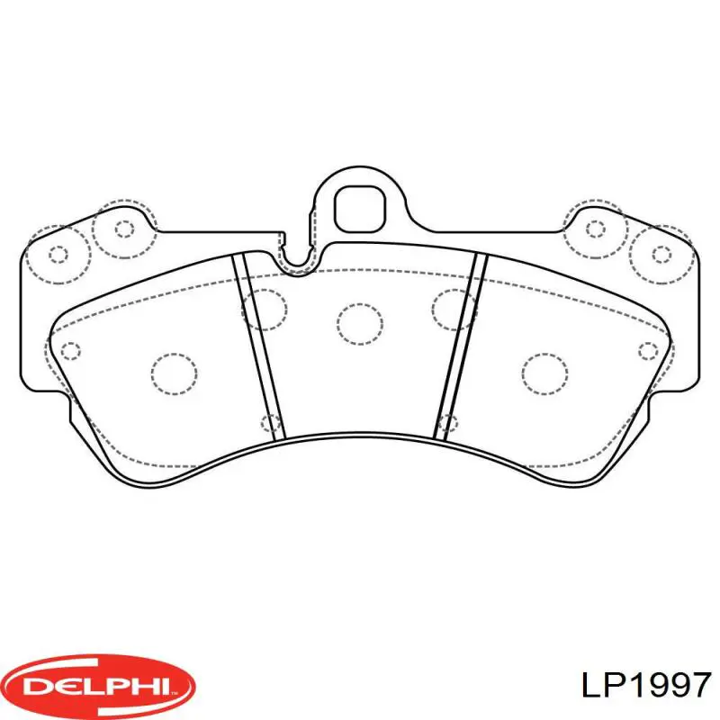 Pastillas freno delanteras Delphi LP1997 precio, desde 52,67 EUR