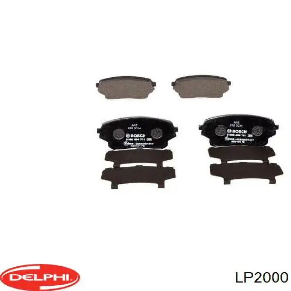 Pastillas freno delanteras Delphi LP2000 precio, desde 25,38 EUR