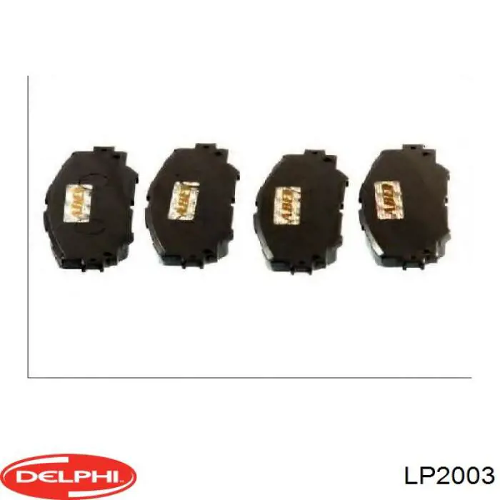 Comprar LP2003 Delphi Pastillas delanteras de freno