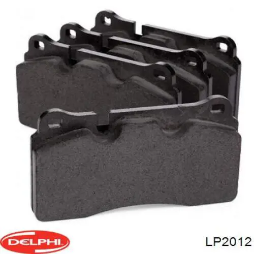 Pastillas de freno delanteras Delphi LP2012
