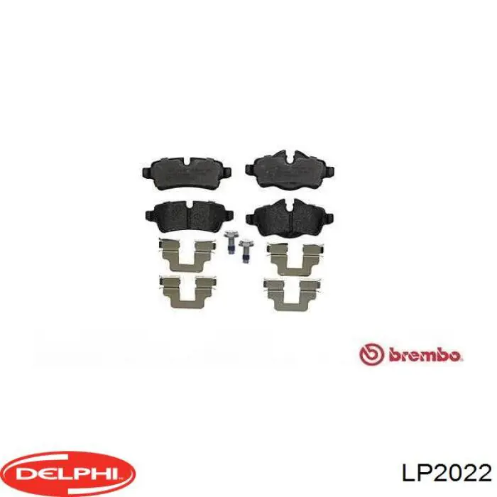 Comprar LP2022 Delphi Pastillas de freno traseras