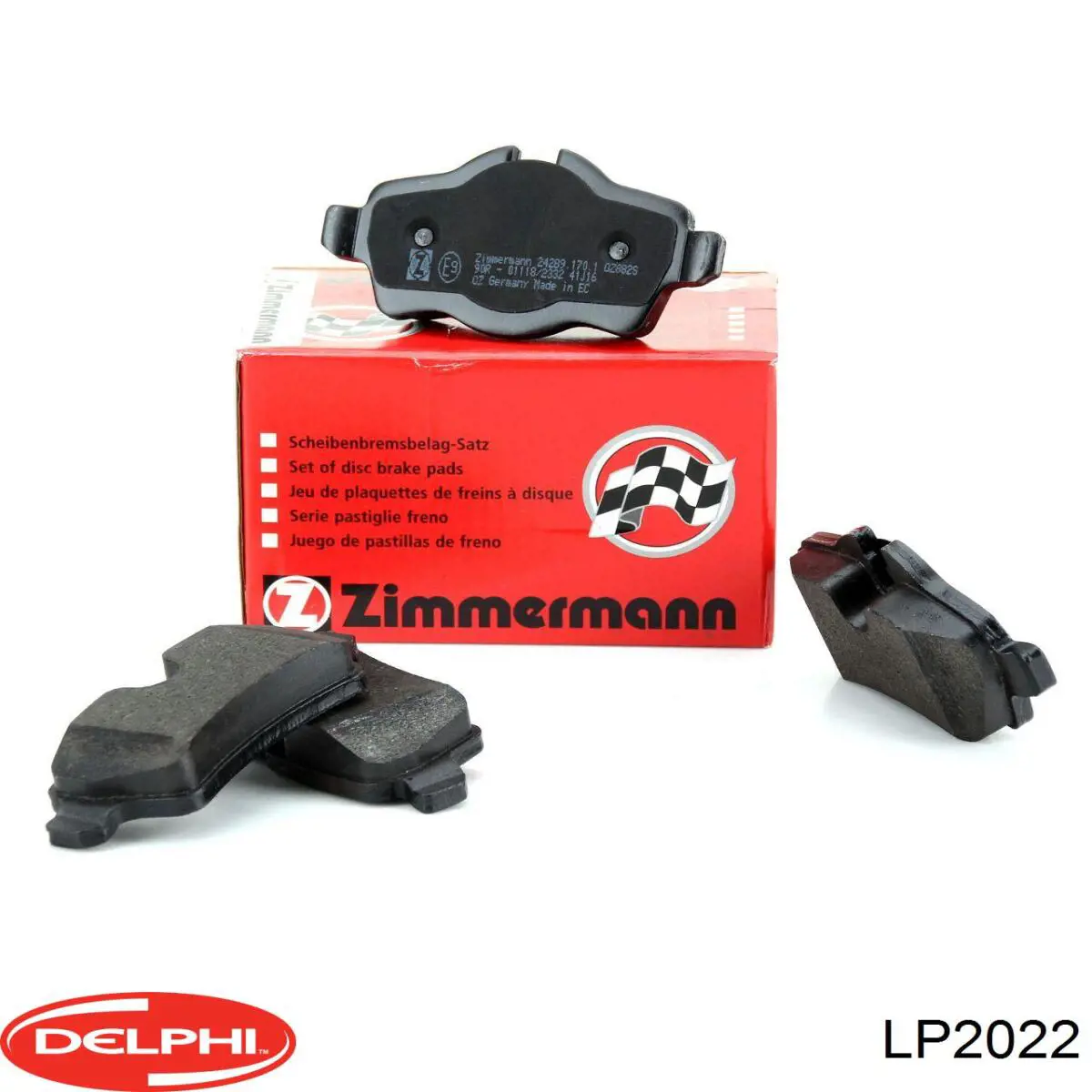 Comprar LP2022 Delphi Pastillas de freno traseras