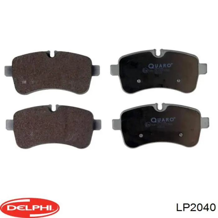 LP2040 Delphi Pastillas freno traseras