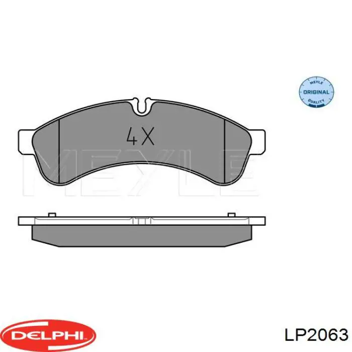 Pastillas traseras de freno Delphi LP2063 precio, desde 41,34 EUR