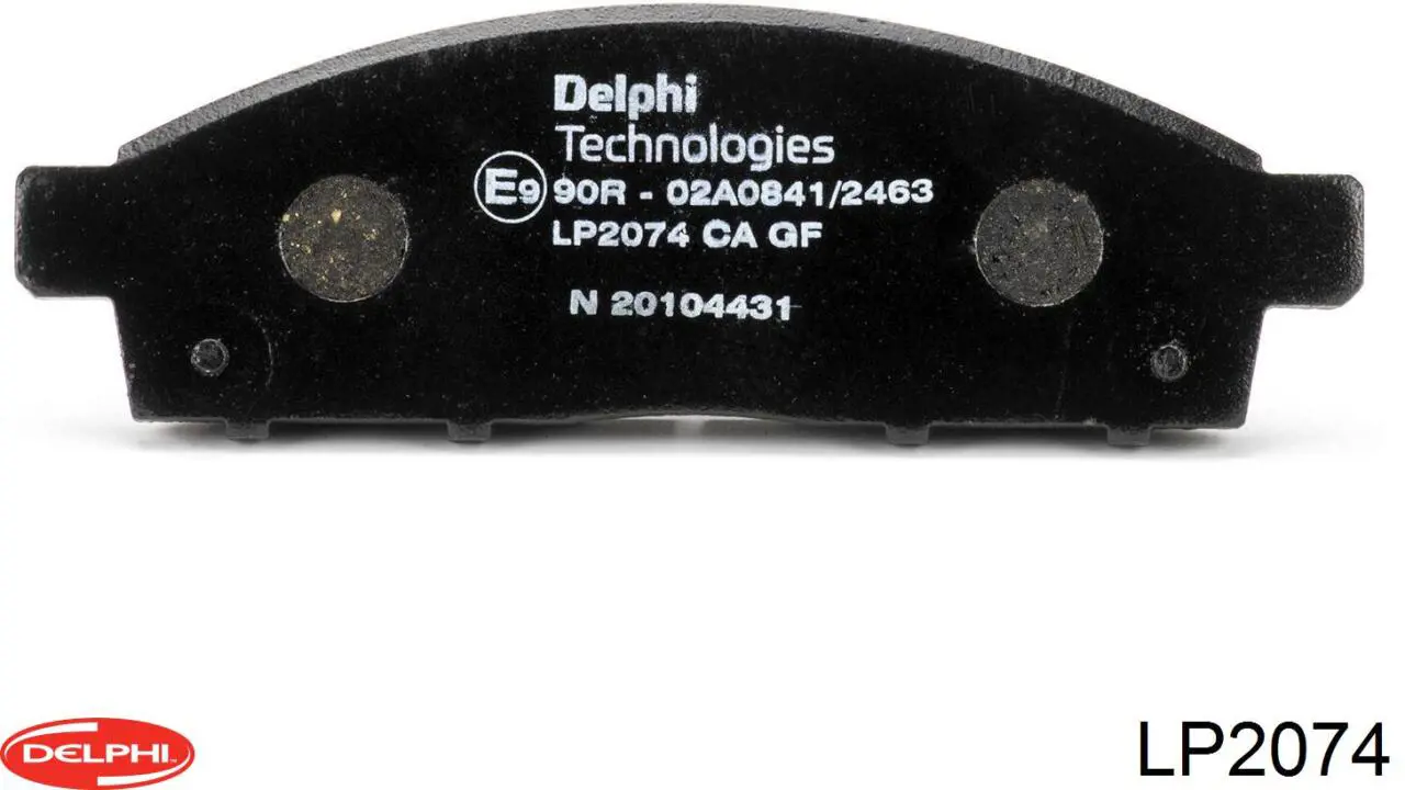 Comprar LP2074 Delphi Pastillas delanteras de freno