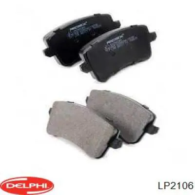 Pastillas traseras de freno Delphi LP2106 precio, desde 36,30 EUR