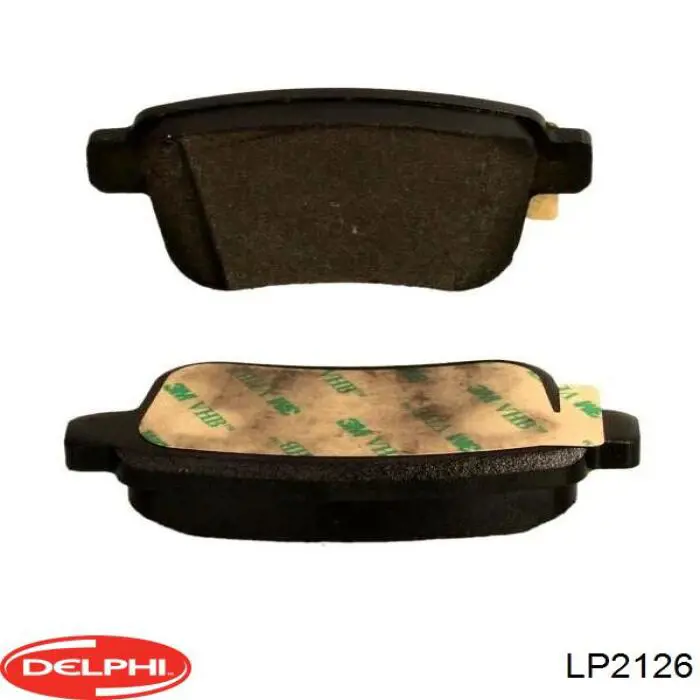 Comprar LP2126 Delphi Pastillas de freno traseras