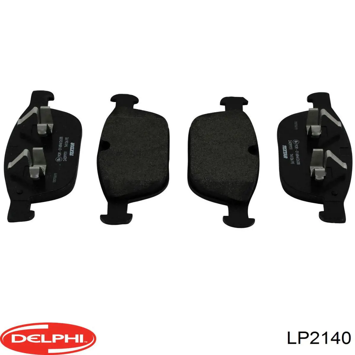 LP2140 Delphi Pastillas delanteras