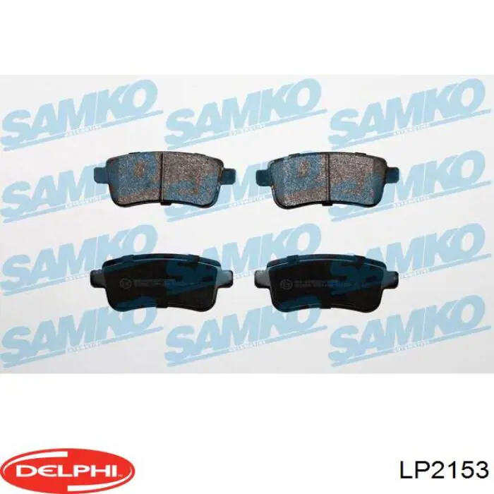 Comprar LP2153 Delphi Pastillas de freno traseras